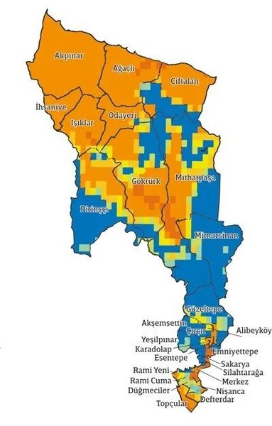 İstanbul'da en riskli-güvenli mahalleler neresi? İşte İlçe ilçe deprem-zemin haritası - Resim: 17