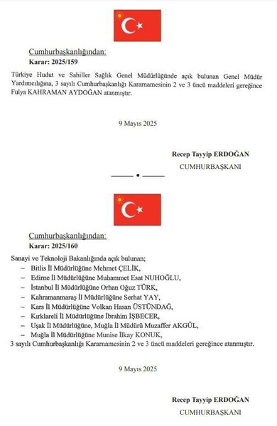 Cumhurbaşkanı Erdoğan'dan kritik atamalar! O isimleri görevden aldı - Resim: 9