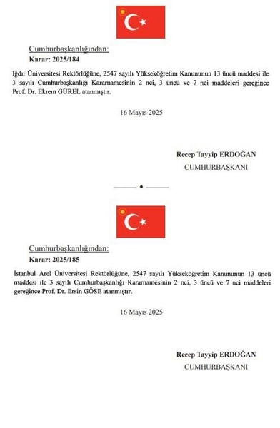 Cumhurbaşkanı Erdoğan'dan atama kararları! Resmi Gazete'de duyuruldu o isimler göreve getirildi - Resim: 6
