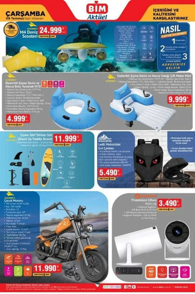 BİM 8-11 Temmuz Aktüel Kataloğu: Tablet, klima, vantilatör, kahvaltı seti ve tencere seti geliyor - Resim: 5