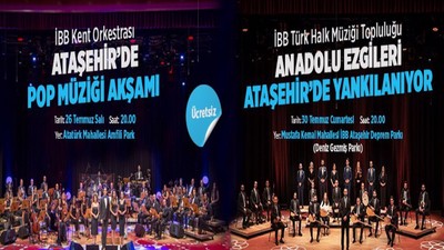 Açık hava konserleri Ataşehir'de başlıyor