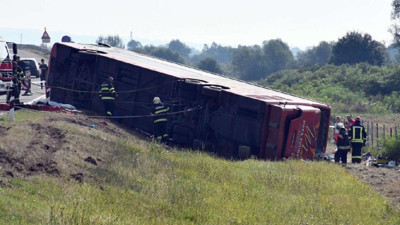 Hırvatistan’da gerçekleşen yolcu otobüsü faciasında can kayıpları var
