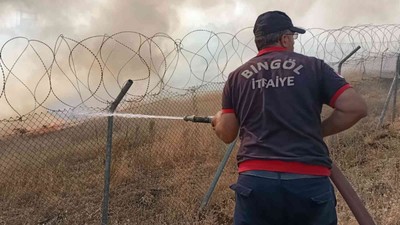 Bingöl’de yangın: Dumanlar gökyüzünü kapladı