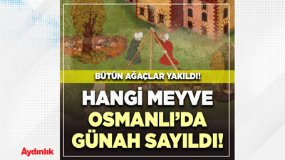 İşte Osmanlı'da yasaklanan meyve! Bütün ağaçlar yakıldı...