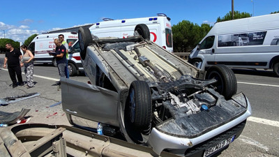 TEM Otoyolu'nda zincirleme kaza!