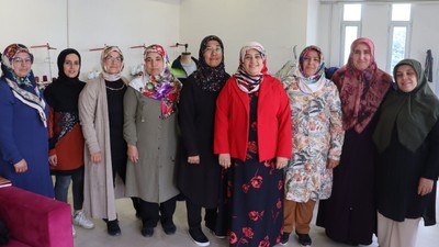 Kadınların gücünün kanıtı! Tekstil üreterek başladılar, ekonomiye katkı sunuyorlar...
