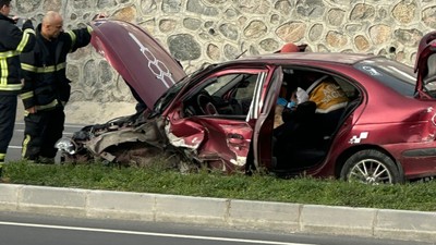 Burdur'da korkunç kaza! Yaralılar var...