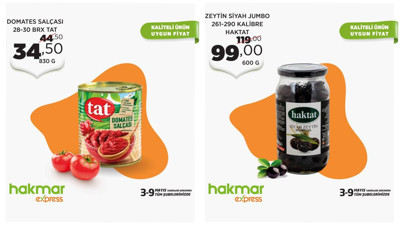 Hakmar Express'te un ve toz şekerde sürpriz indirim! Fiyatları gören markete akın ediyor