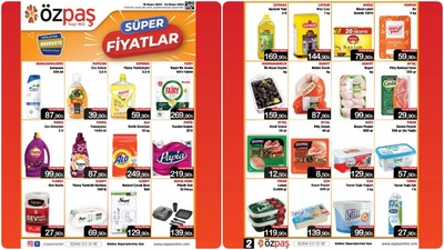 Sakarya'nın ucuz marketinde dev indirimler! Özpaş Süpermarket 22 - 24 Mayıs fırsat kataloğu