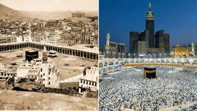 Kâbe'nin en eski fotoğrafları ilk kez ortaya çıktı! Tam 143 yıllık...