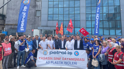 Petrol-İş As Plastik’i grev alanından uyardı: Masa yeniden kurulacak atılan işçiler geri alınacak