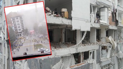 Çorum'daki doğalgaz patlamasından yeni görüntüler ortaya çıktı