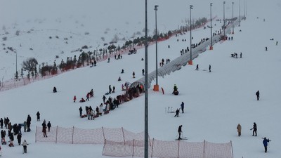 Türkiye'nin en ucuz kayak merkezine akın ediyorlar! Sivas'a sadece 58 kilometre uzaklıkta...