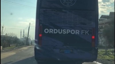 Orduspor otobüsü Suriye'de görülmüştü! Kulüpten açıklama geldi