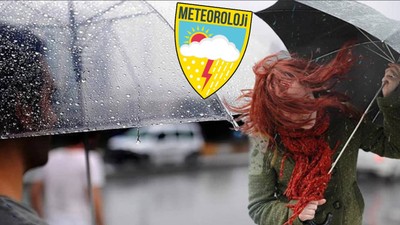 Kuvvetli sağanak geliyor! Meteoroloji uyardı: Bu illerde şemsiyesiz dışarı çıkmayın!