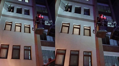 Evde uyuyakalan genç kız ekipleri alarma geçirdi