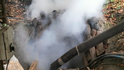 Zonguldak'ta kaçak 2 maden ocağı patlayıcı ile imha edildi