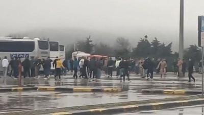 Ankaragücü'nün iki taraftar grubu birbirine girdi