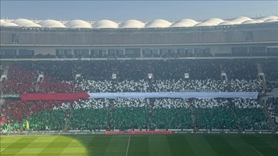 Bursaspor tribünlerinden İsrail ile ilgili çağrı! Teksas, Filistin'i yalnız bırakmadı