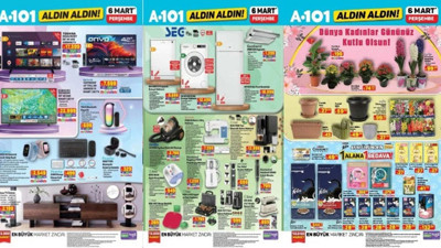 İşte A101 6 Mart indirimli ürünler! Elektrikli süpürge, televizyon ünitesi, tost makinesi, kahve makinesi...