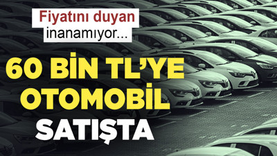 60 bin TL'ye otomobil satılıyor! Fiyatını duyan oraya koşuyor...