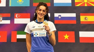Milli badmintoncu Neslihan Arın şampiyon oldu