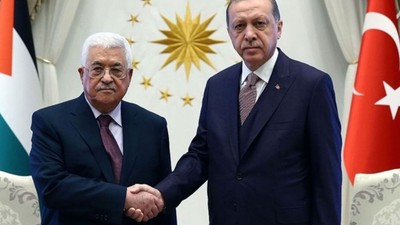 Cumhurbaşkanı Erdoğan, Filistin Devlet Başkanı Abbas ile telefonda görüştü