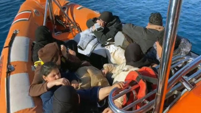 Fethiye açıklarında 56 düzensiz göçmen yakalandı