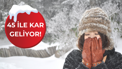 45 ilde kar yağışı! Cuma günü başlıyor, Türkiye buz tutacak