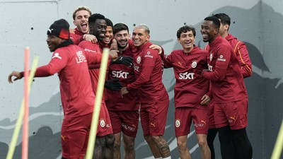 Galatasaray, Samsunspor hazırlıklarını sürdürdü