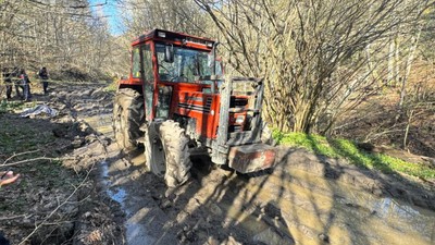 Karabük'te traktörden düşen orman işçisi öldü
