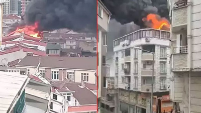 İstanbul- Esenyurt'ta 5 katlı binada yangın