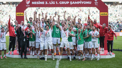 Bursaspor, şampiyonluk kupasını aldı