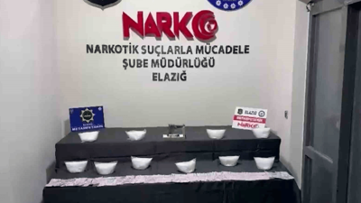Elazığ'da büyük operasyon: Beş kilo metamfetamin ele geçirildi