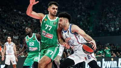 Anadolu Efes, Panathinaikos'a kaybetti! Yunanistan temsilcisinden 87-83'lük galibiyet