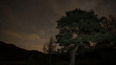 Ankara’da gökyüzü şöleni! Meteor yağmuru geceyi aydınlattı