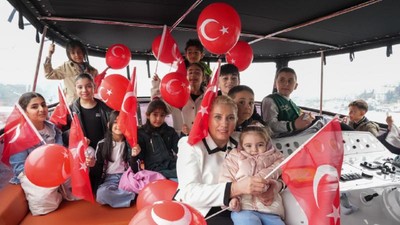 Şehit ve gazi çocukları için 23 Nisan'da Boğaz'da yat turu