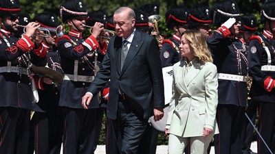 Cumhurbaşkanı Erdoğan İtalya'da: Türkiye-İtalya 4. Hükümetlerarası Zirvesi başladı