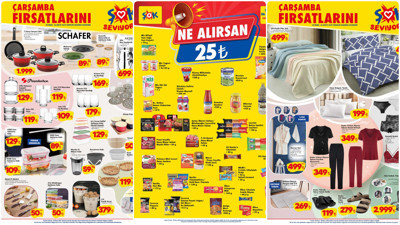 ŞOK'ta Ne Alırsan 25 TL'ye geliyor! İşte 30 Nisan 2025 ŞOK indirimleri