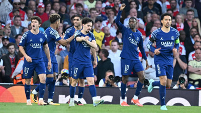 PSG, deplasmanda Arsenal'i 1-0 mağlup etti