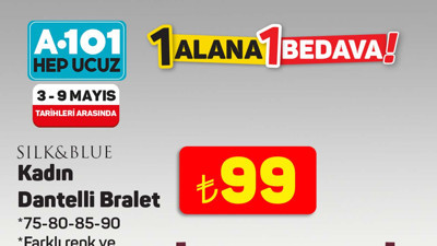 A101'den 1 alan 1 bedava kazanıyor! Kadınlar bakmadan geçemeyecek