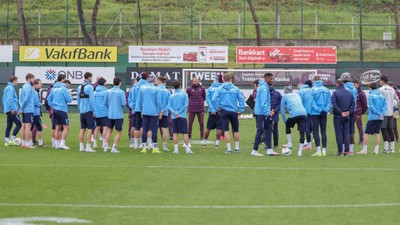 Trabzonspor, Kasımpaşa hazırlıklarını sürdürdü