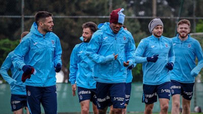 Trabzonspor, Kasımpaşa hazırlıklarını sürdürdü