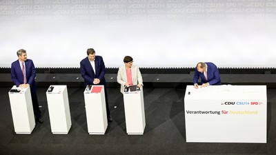 Almanya'da hükümet kuruldu! Müstakbel Başbakan'dan ilk açıklama