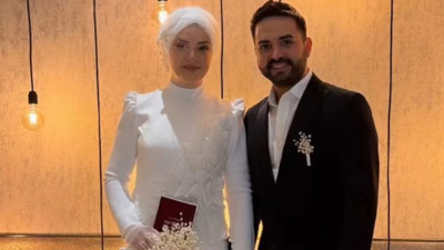 Kadir Ezildi ve Gamze Türkmen evlendi