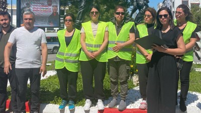 Çiğli Belediyesi işçileri yürüyüşün 6. gününde: Sözde değil, özde emekçiden yana olun