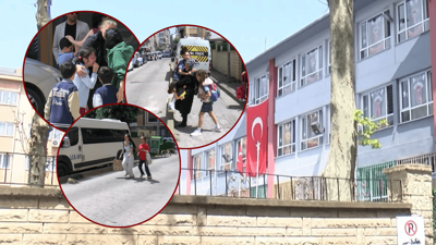 Bakırköy'de bir ilkokulda yangın çıktı! Öğrenciler gözyaşlarına boğuldu...