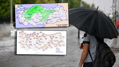 Bu illerde yaşayanlar dikkat! Meteoroloji'den kuvvetli sağanak yağış uyarısı
