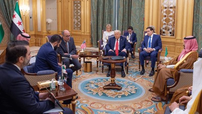 ABD Başkanı Trump, Suriye Cumhurbaşkanı Şara ile görüştü