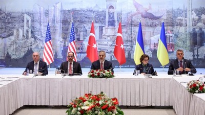 Dışişleri Bakanı Hakan Fİdan Türkiye-Rusya-Ukrayna görüşmelerinin açılışında konuştu: Bu fırsatı değerlendirmek zorundayız